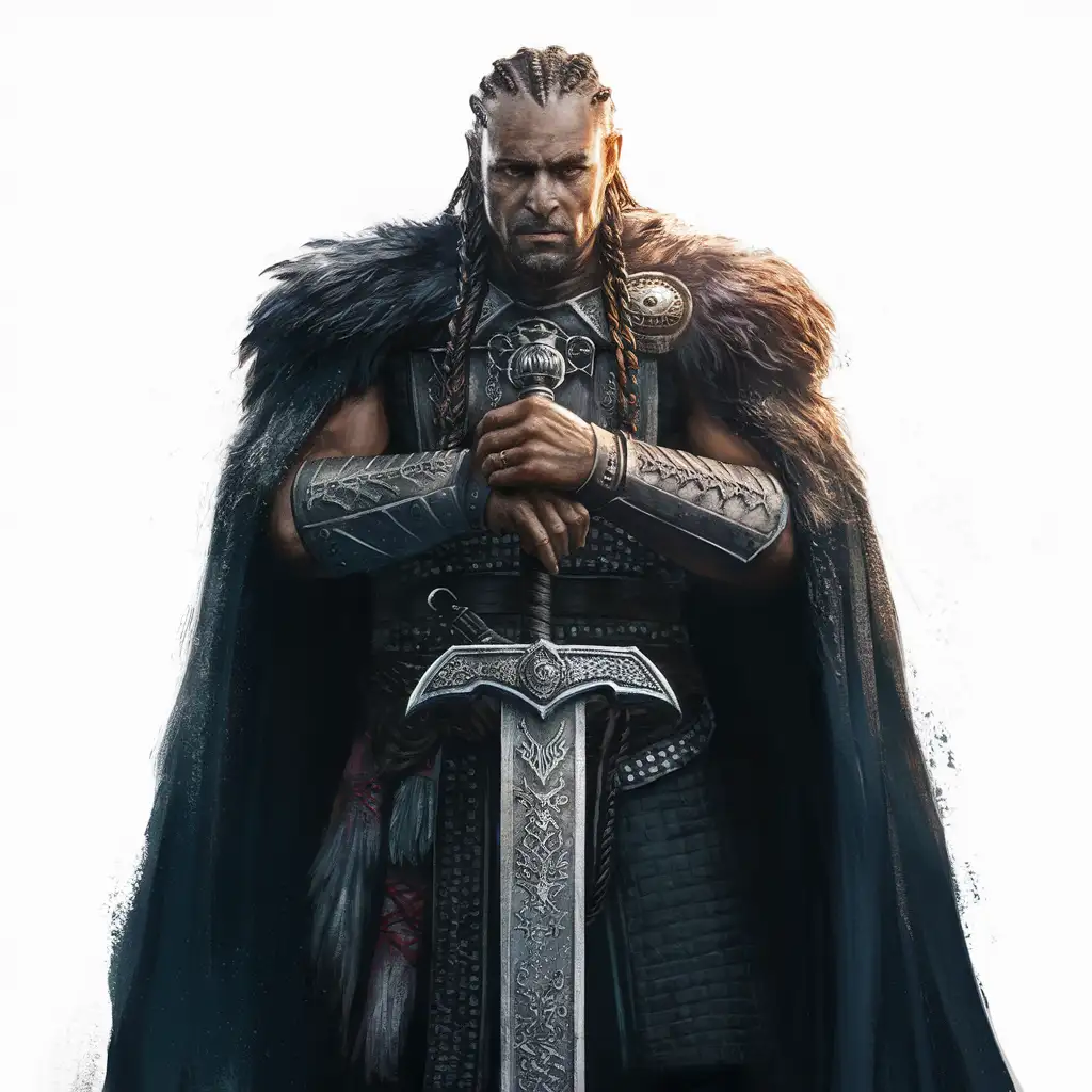 Arakh of Khal Drogo Standing Warrior Portrait