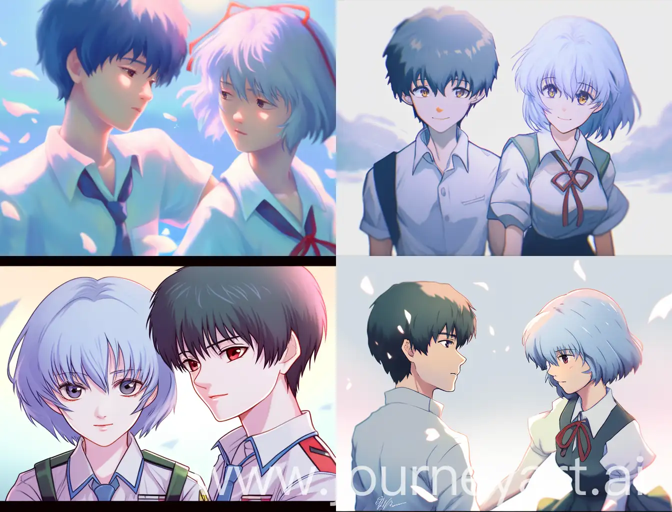 Rei-Ayanami-and-Shinji-Ikari-Embrace-in-Niji-4-Setting