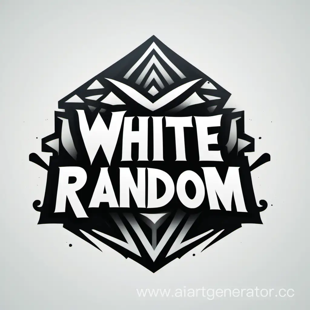 Логотип: белый рандом