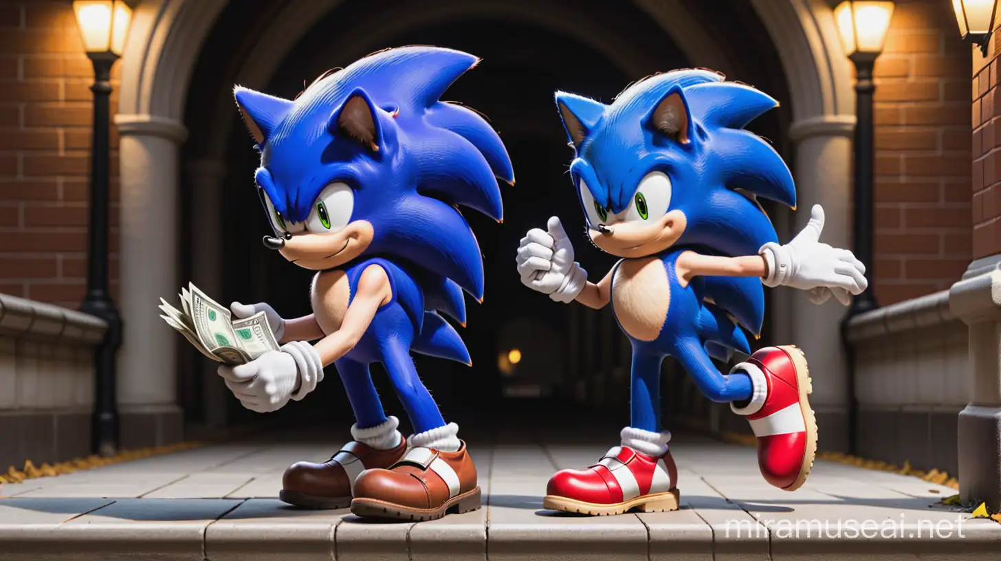 Sonic Offering Financial Support to Mario Bros