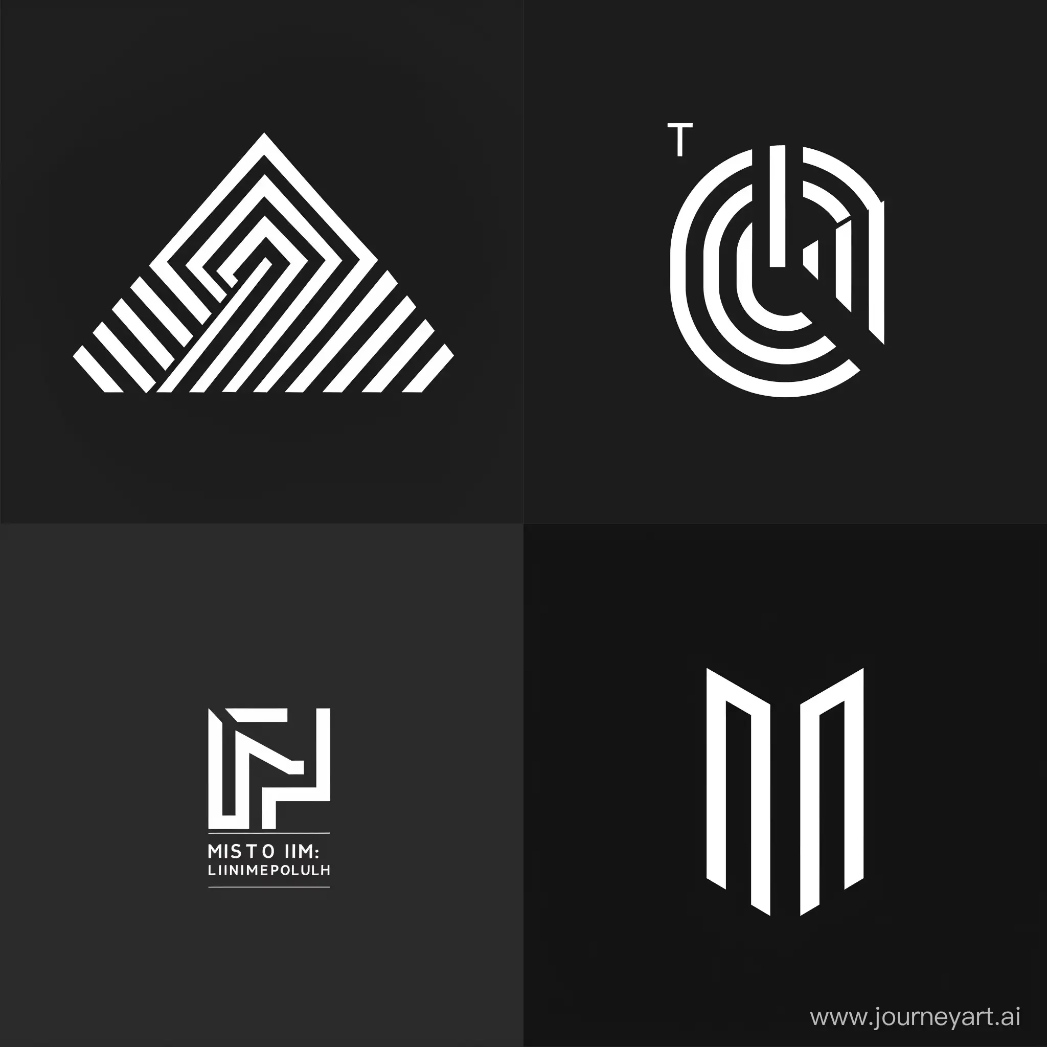 logo, Ministry of Internal and Information Policy, media, minimalism, modern, monochrome