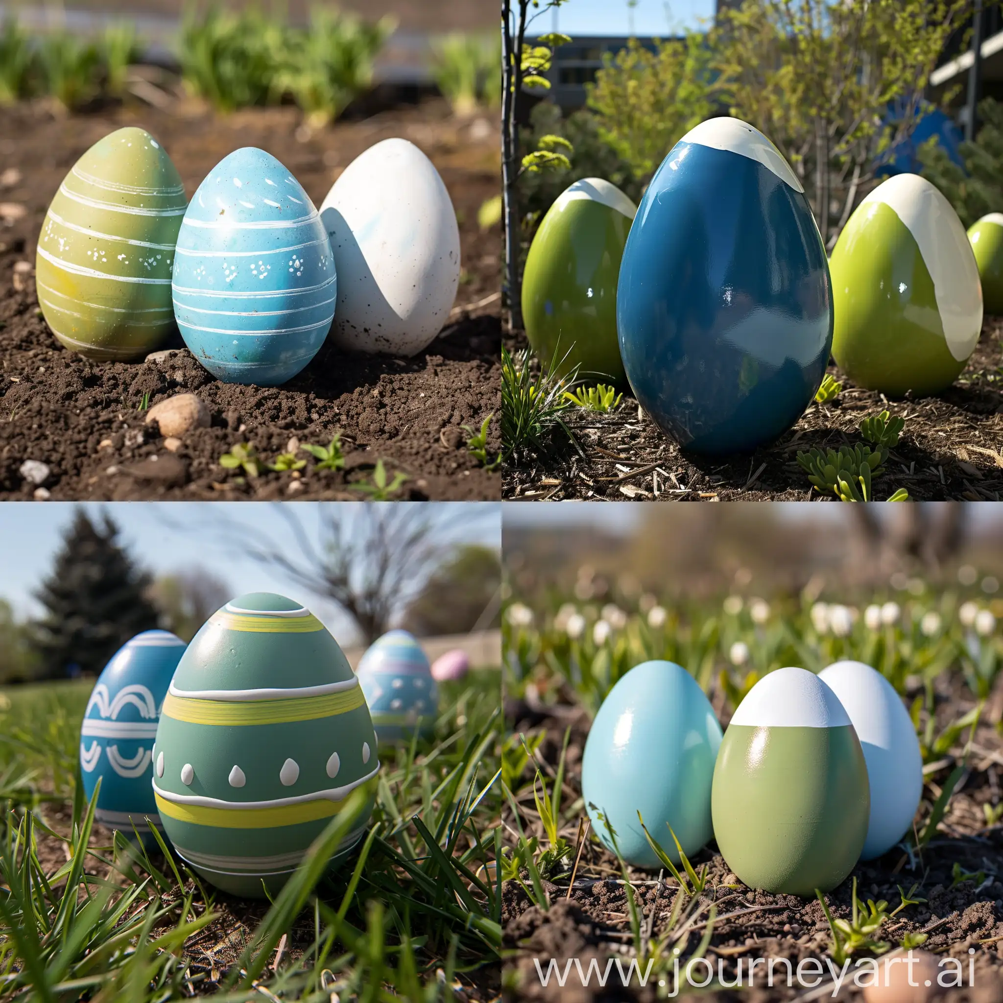 Vibrant-Giant-Easter-Eggs-Decoration-on-Ground