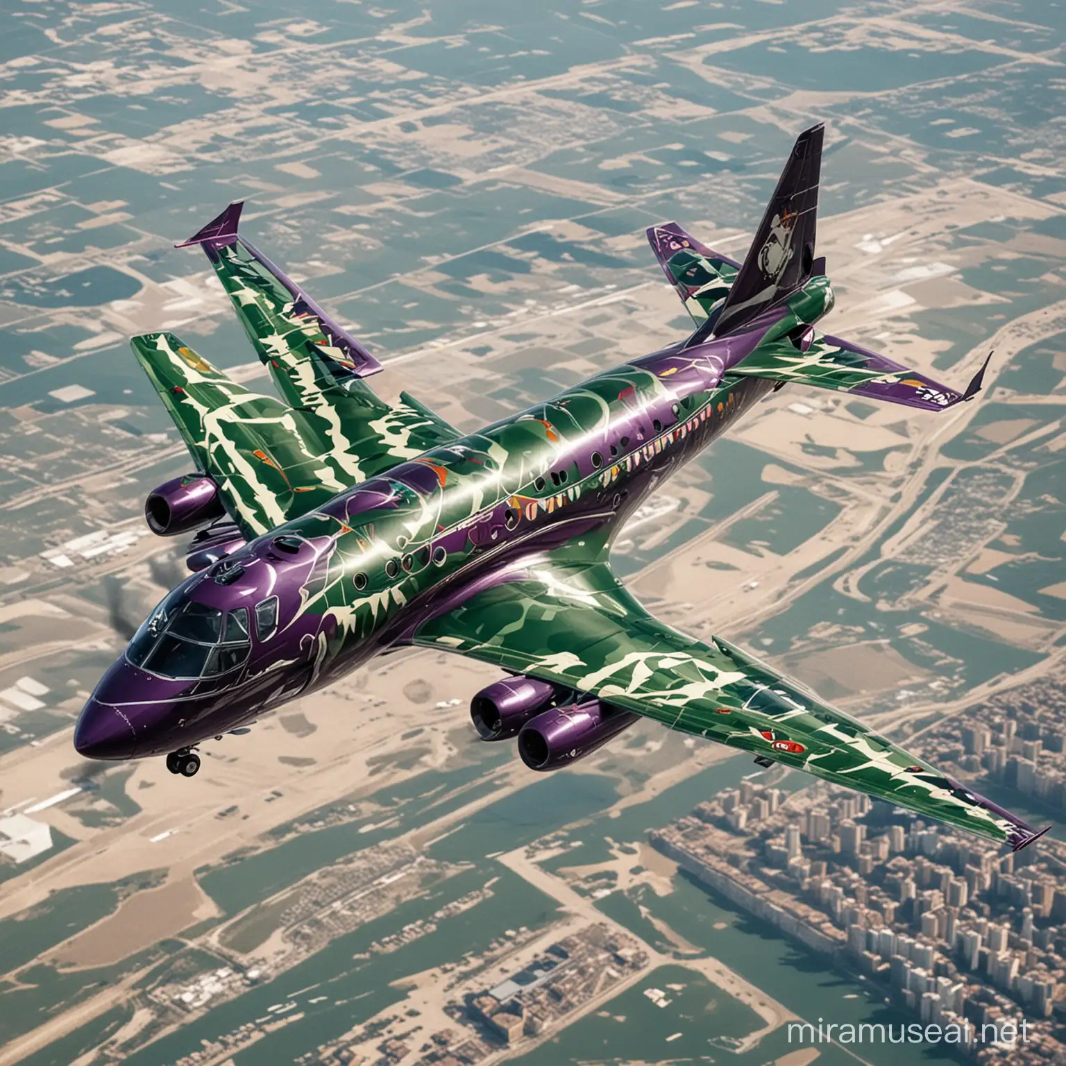 Joker Style Airplane