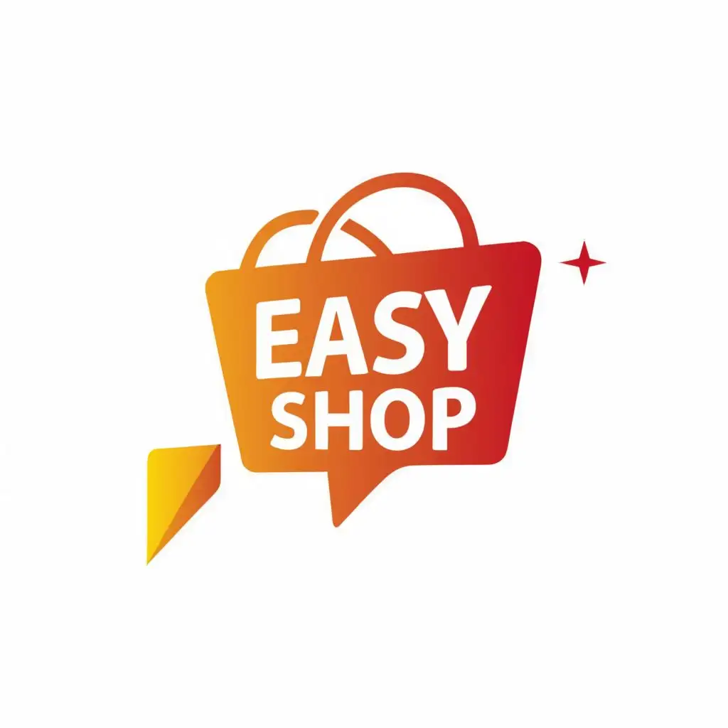 logo, Anything to Shop, with the text "Easy Shop", typography, be used in Retail industry