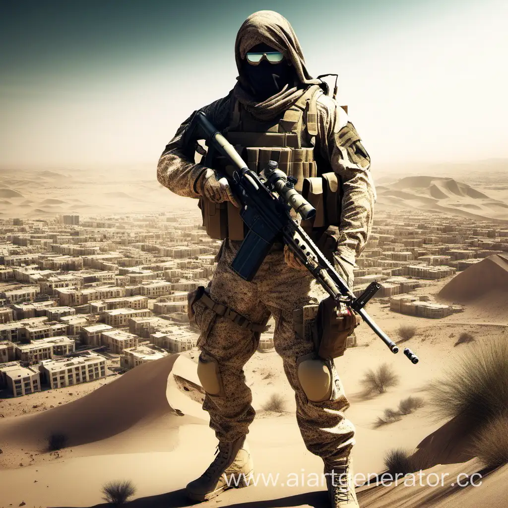 Stealthy-Sniper-in-Camouflage-navigating-a-Desert-City