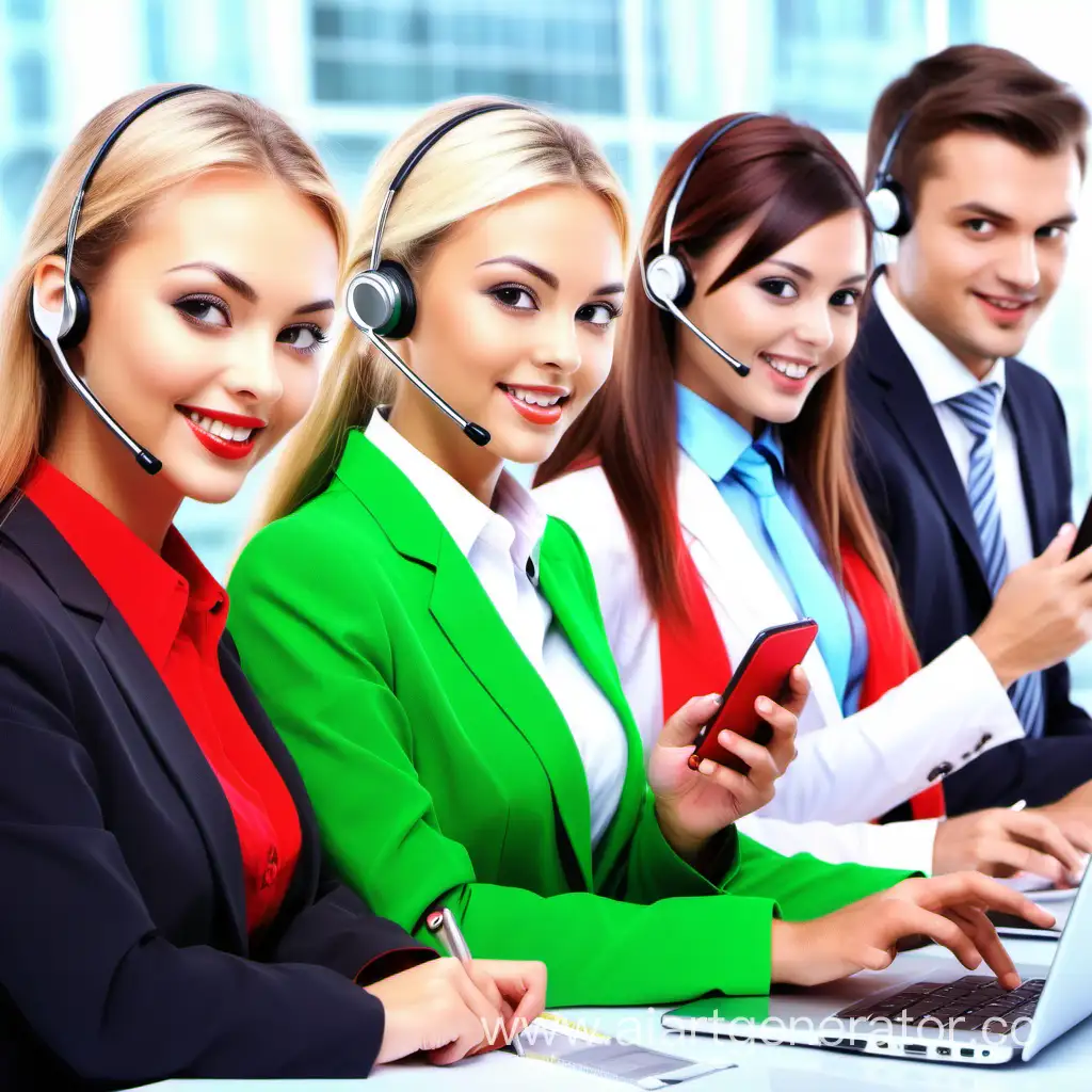 European-Consultants-in-Fast-Sales-Training-Vibrant-Sales-Team-with-Phones-and-Laptops