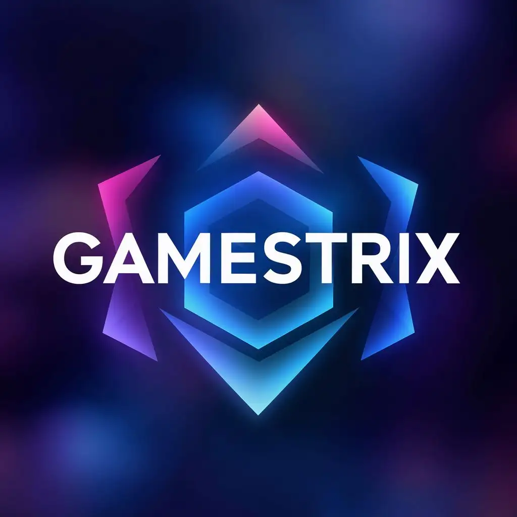 logo, webshop, with the text "GameStrix", typography, be used in Internet industry