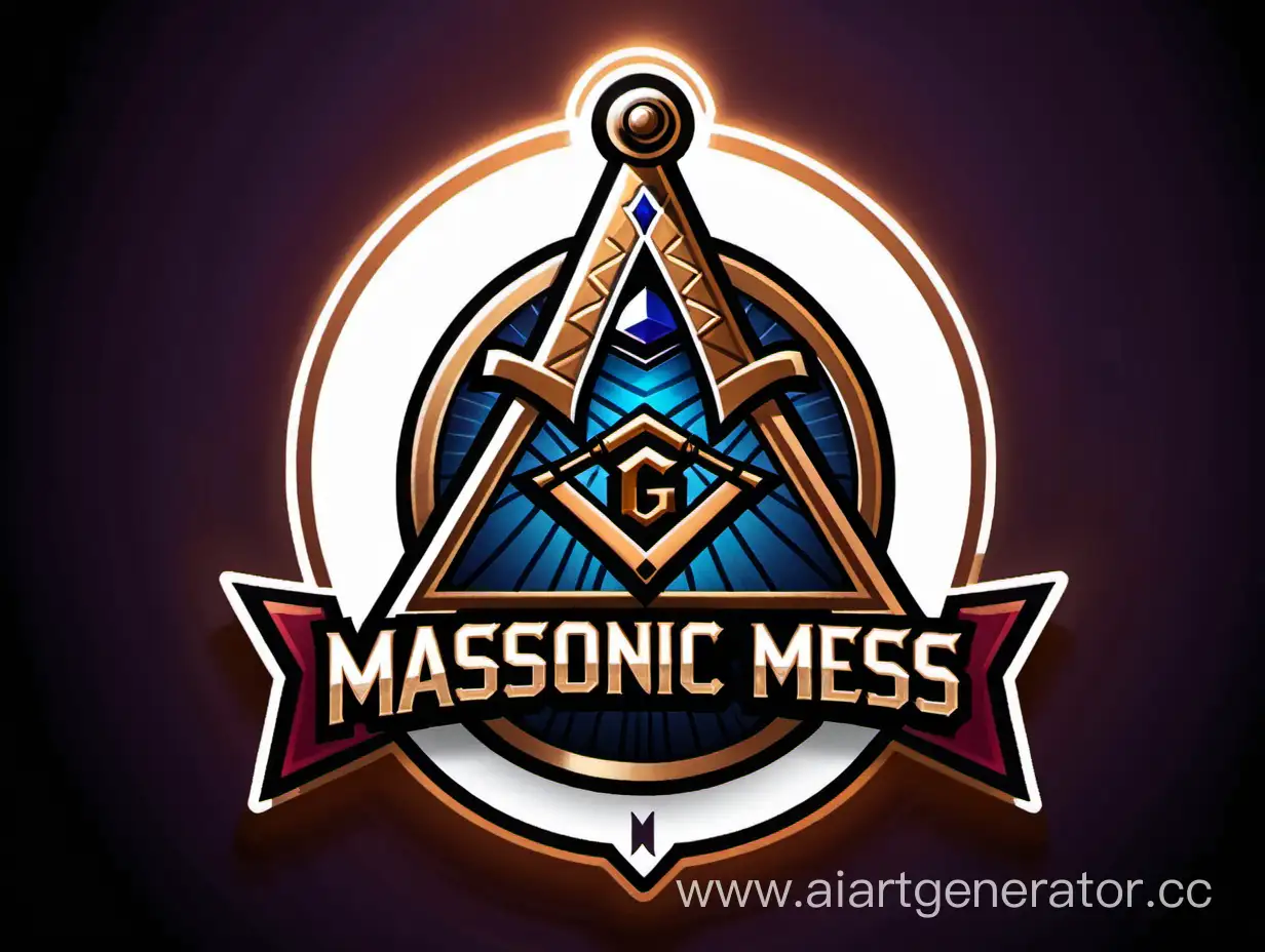 Логотип для киберспортивной команды Masonic Mess