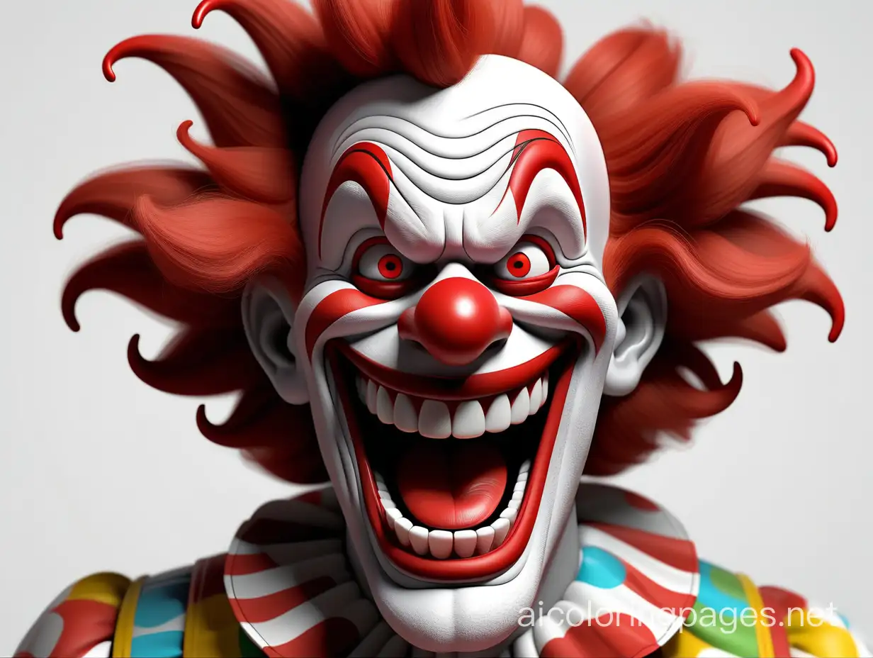 McDonald-the-Clown-Smiling-Closeup-Coloring-Page