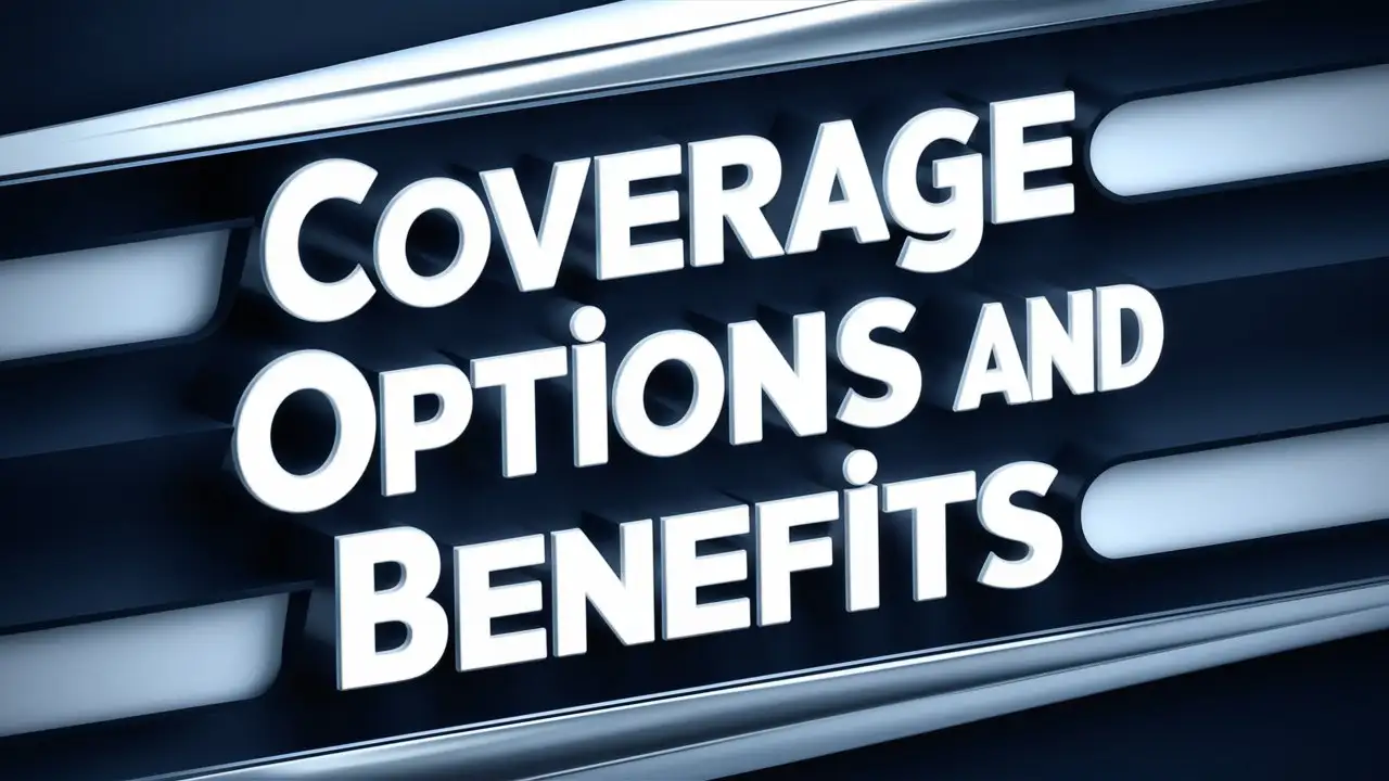 Coverage Options and Benefits,,, only one time use the text on picture this keyword "Coverage Options and Benefits"