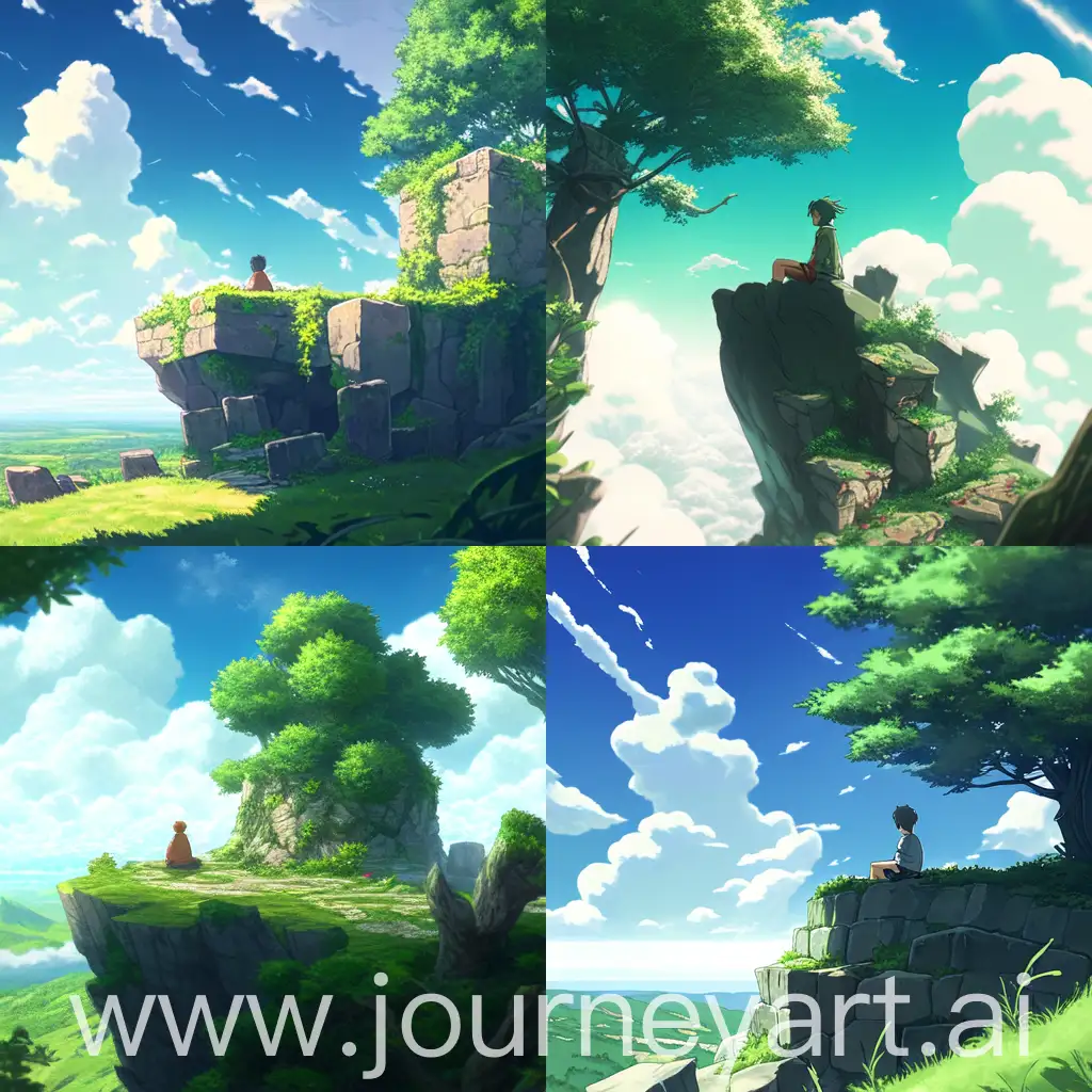 Serene-Anime-Boy-Contemplating-Nature-in-Detailed-4K-Digital-Illustration