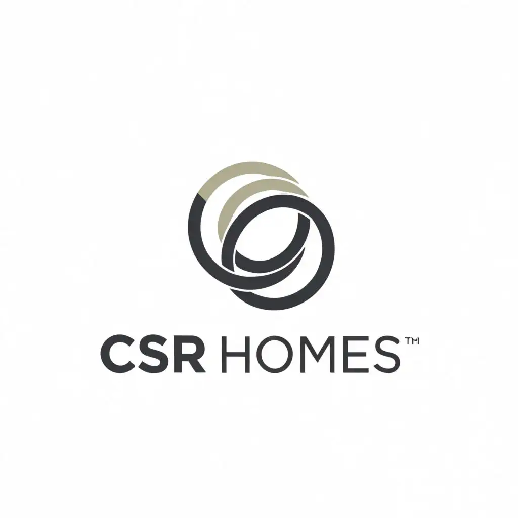 a logo design,with the text "The CSR Homes logo embodies the company's philosophy, encapsulated in the words "client, site, and regulations," which converge to create a solid foundation for a home. Designed with simplicity in mind, the layout features:

Main Symbol: The focal point is the "CSR Homes" text, emphasizing the brand identity. This text is complemented by a minimalist house icon, symbolizing the essence of home construction.

Text: Positioned prominently, the company name "CSR Homes" is accompanied by the tagline "Brings it together," reflecting the company's commitment to realizing clients' aspirations.

Color Scheme: The color palette employs classic black and white hues, accentuated by touches of blue. This combination evokes professionalism, trust, and tranquility, aligning with the architectural industry's standards.

This basic yet impactful design communicates CSR Homes' dedication to harmonizing clients' needs, site specifics, and regulatory requirements to create exceptional homes.

Designed for versatility, this logo will effectively represent CSR Homes across various mediums, maintaining clarity and professionalism.", main symbol:CSR Homes , Elegant Silver Dance Emblem with Water Element
philosophy is Client, Site and regulations once companied will results in a home.
'Brings your Dream together',Minimalistic,be used in Home Family industry,clear background