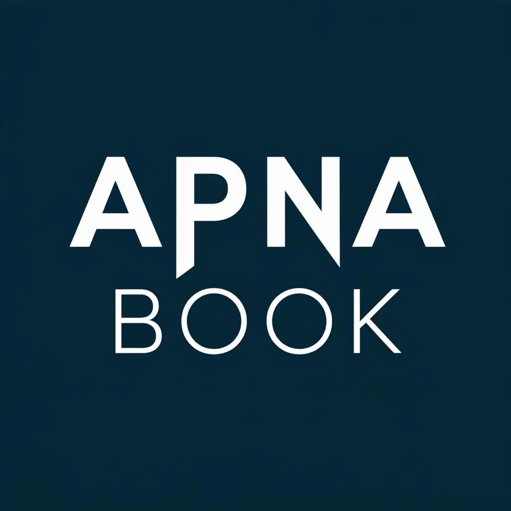 logo, apna, with the text "apna book", typography, be used in Education industry