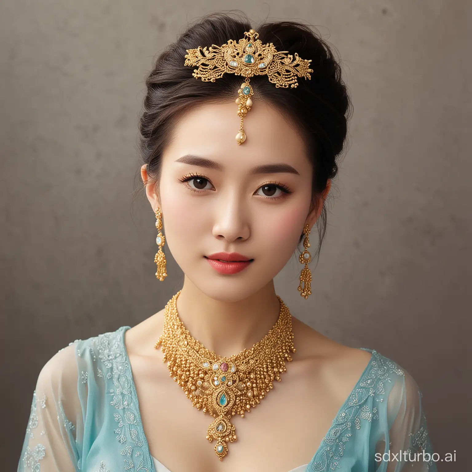 Golden jewelry, Jiangnan, women