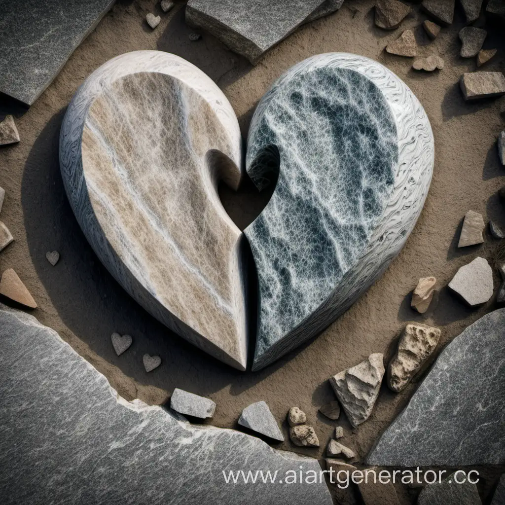 Natural-Stone-Hearts-Embrace-in-a-Serene-Scene