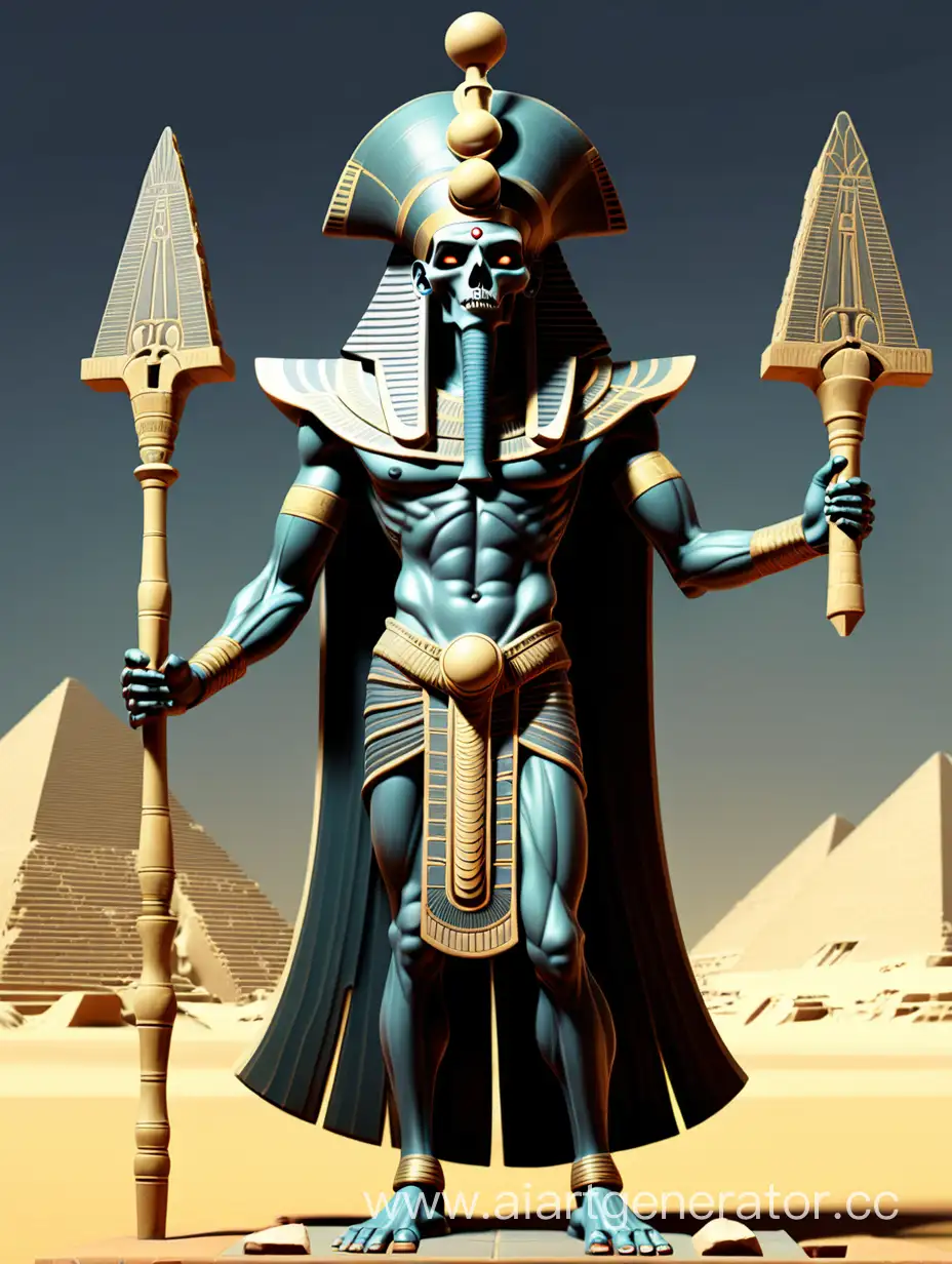 osiris god of death full body