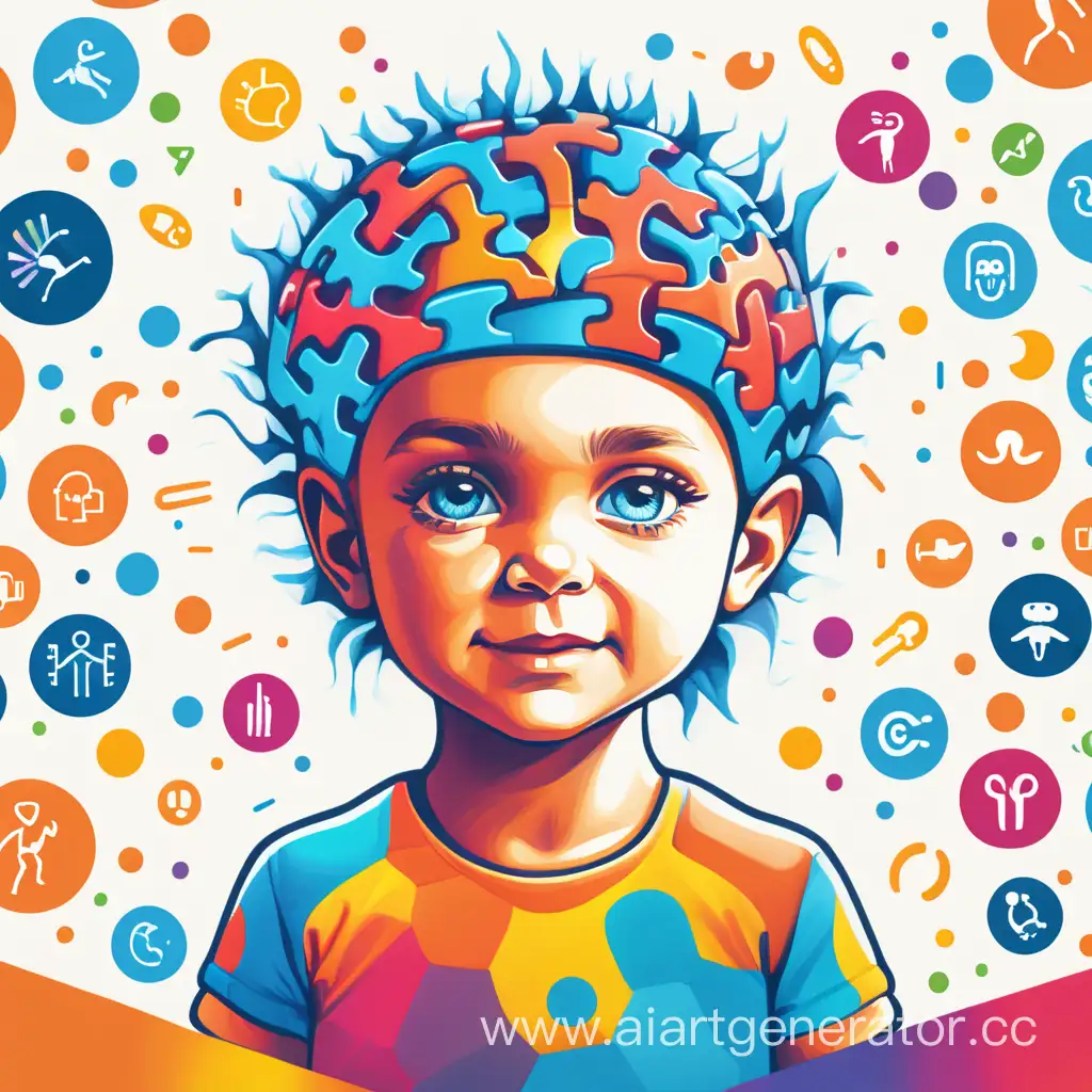 Vibrant-Neurofitness-for-Children-Logo-Design
