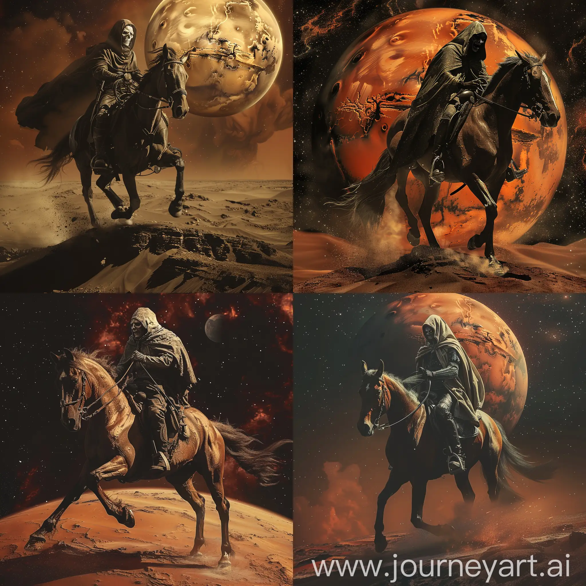 Gothic-Style-Headless-Horseman-on-Horseback-on-Mars