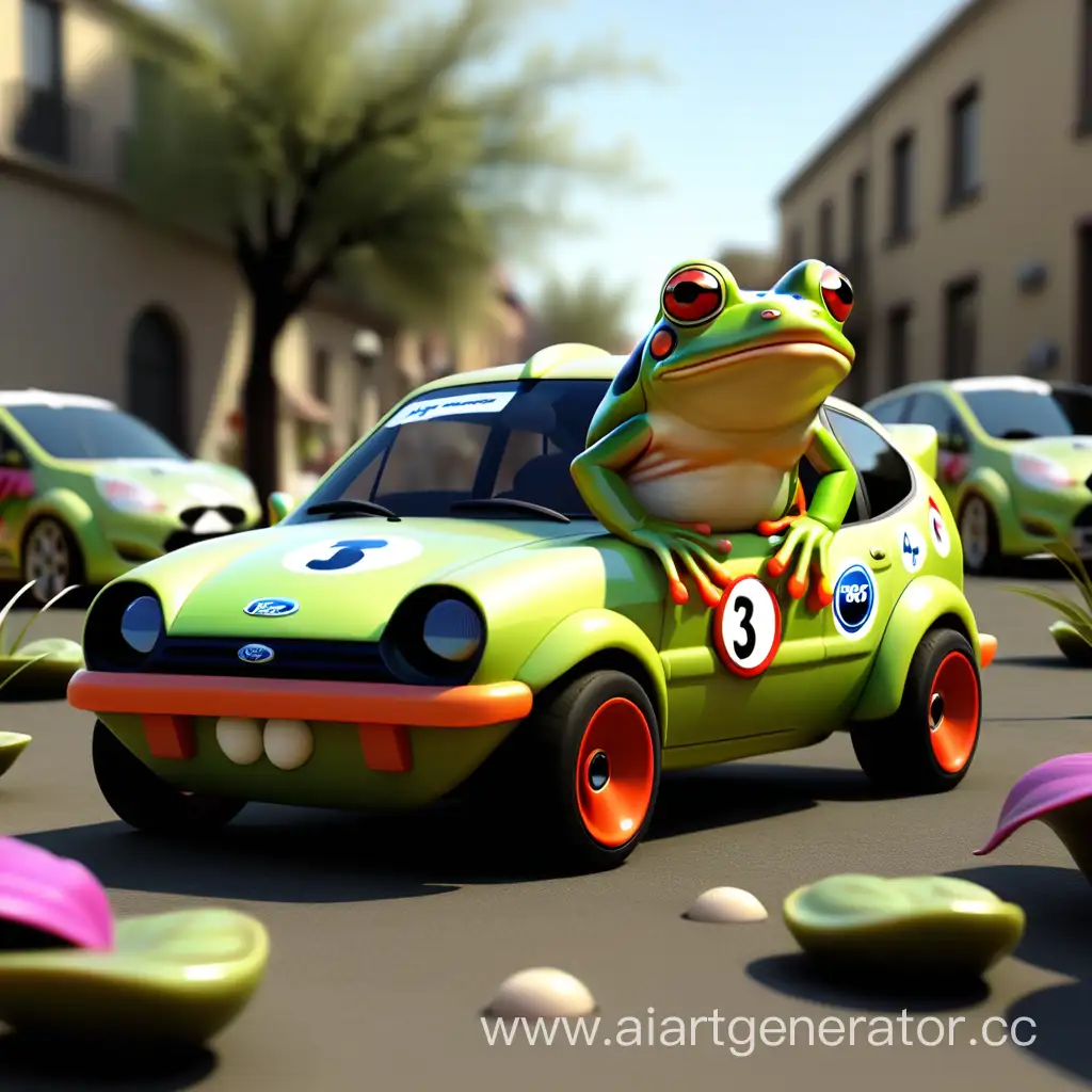 frog car ford fiesta