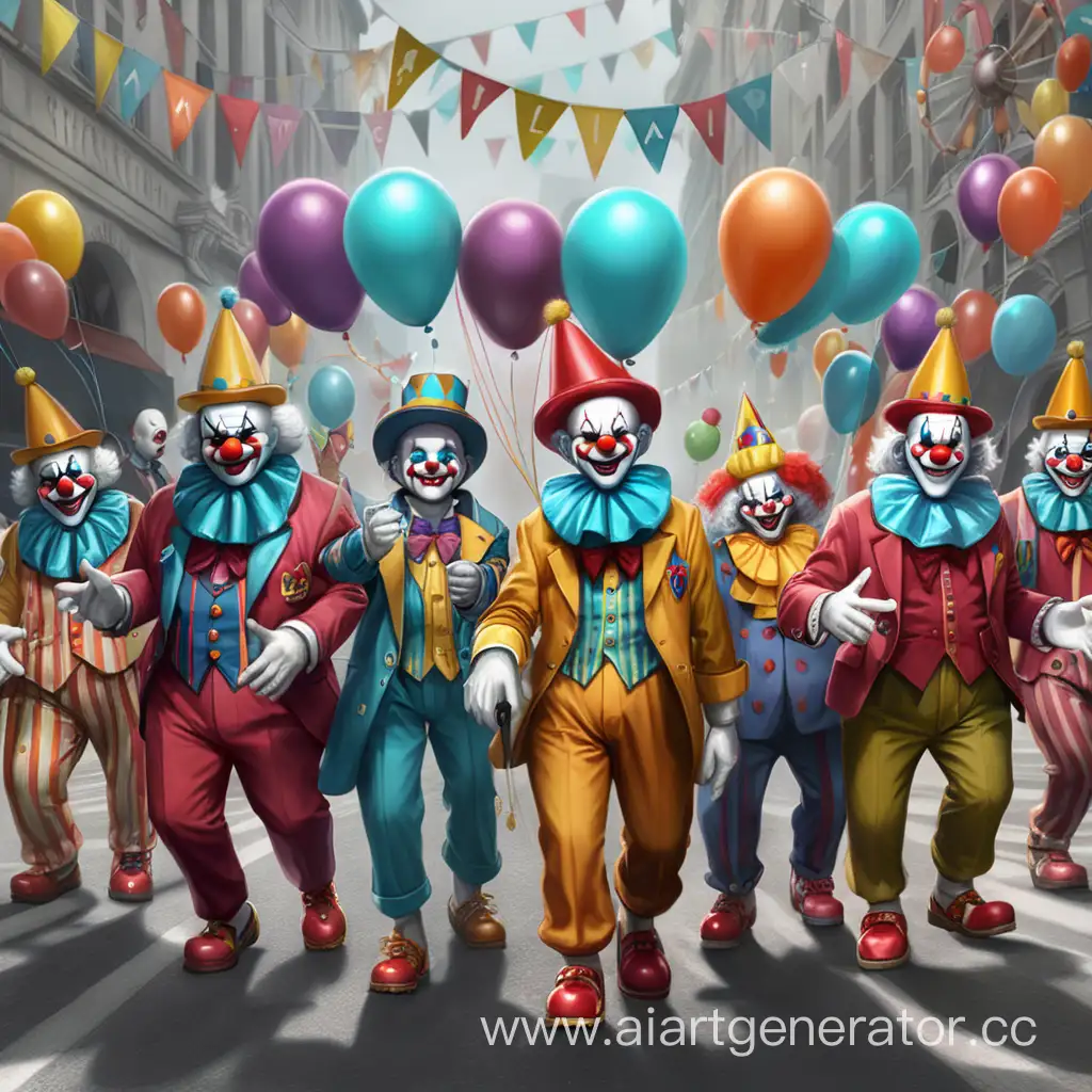 Colorful-VALORANT-Clown-Parade-Art-Vibrant-and-Playful-FPS-Game-Fan-Art