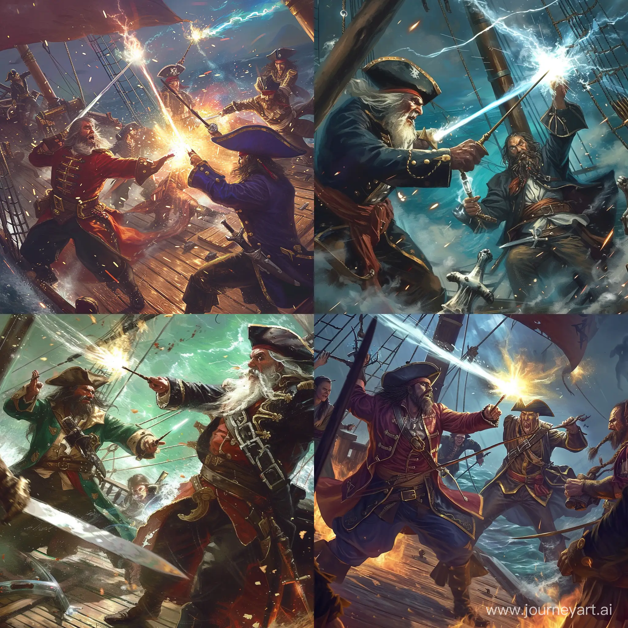 Epic-Battle-Wizards-Confront-Pirates-with-Magical-Spells