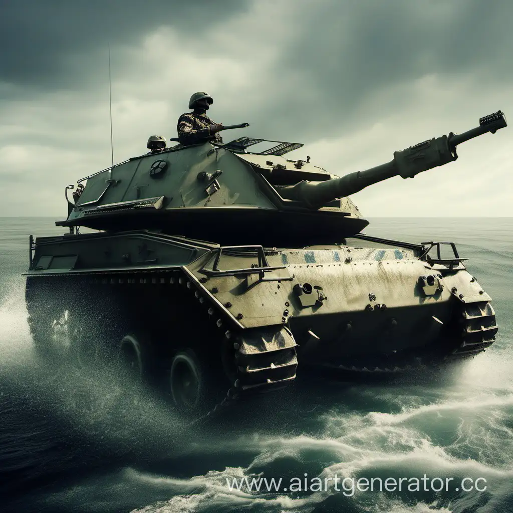 Amphibious-Tanks-Crossing-Tropical-Waters