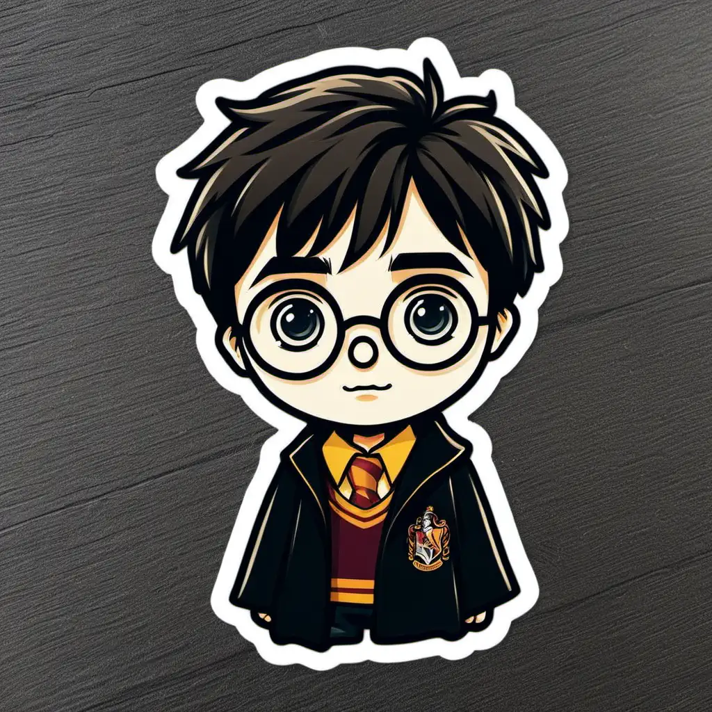 Magical Harry Potter Sticker Collection Hogwarts Crest Wand and Iconic Characters