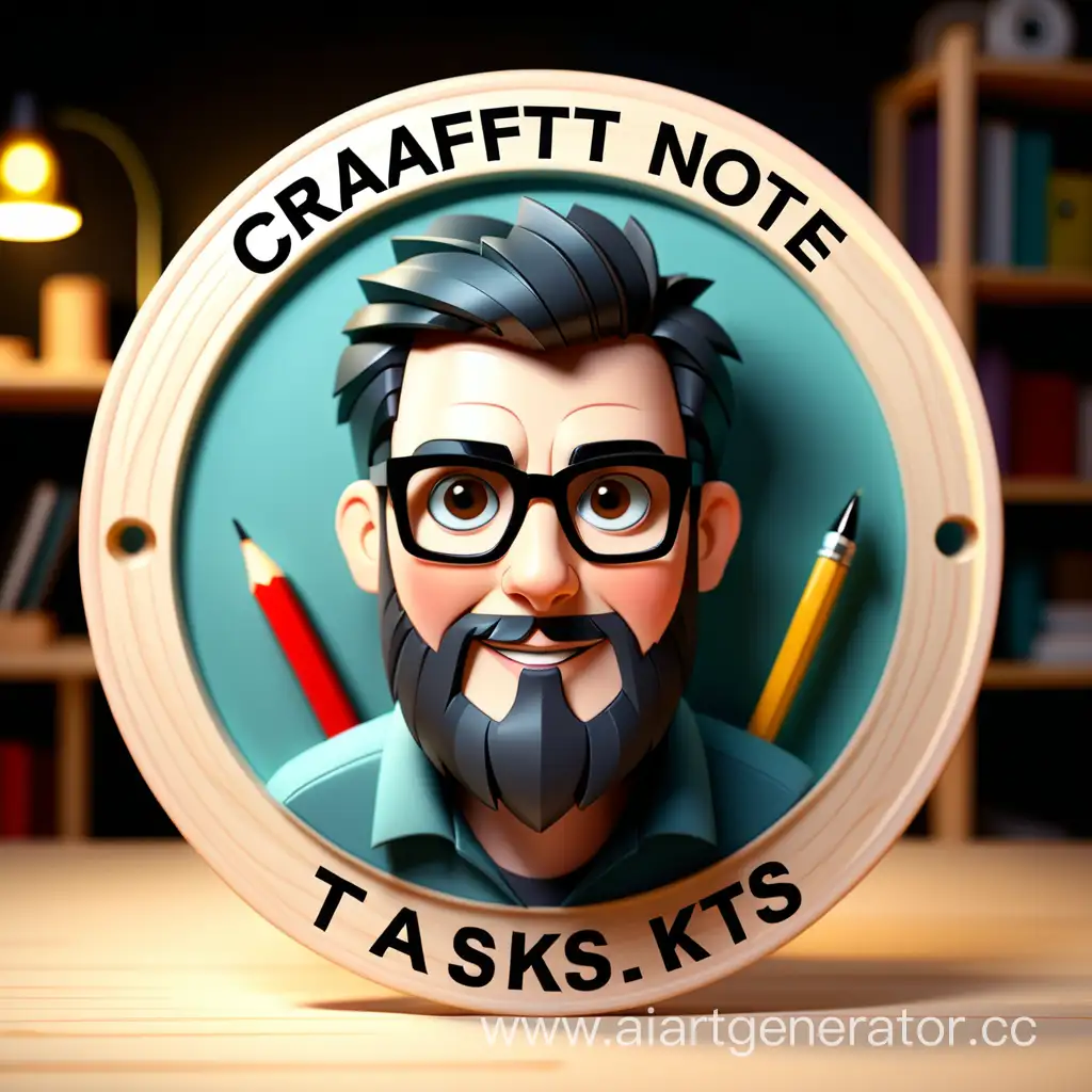 логотип craftnote. проект по задачам