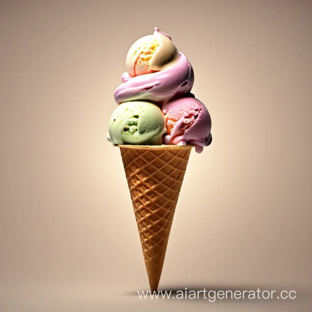 Colorful-Ice-Cream-Delights-A-Sweet-Symphony-of-Flavors-and-Textures