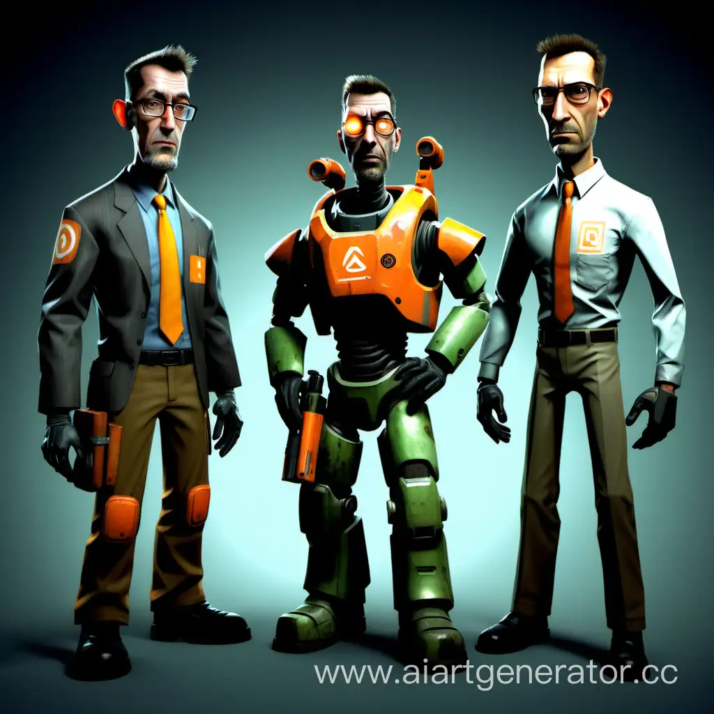 HalfLife-Opposing-Force-Characters-Reimagined-with-Pixar-Charm