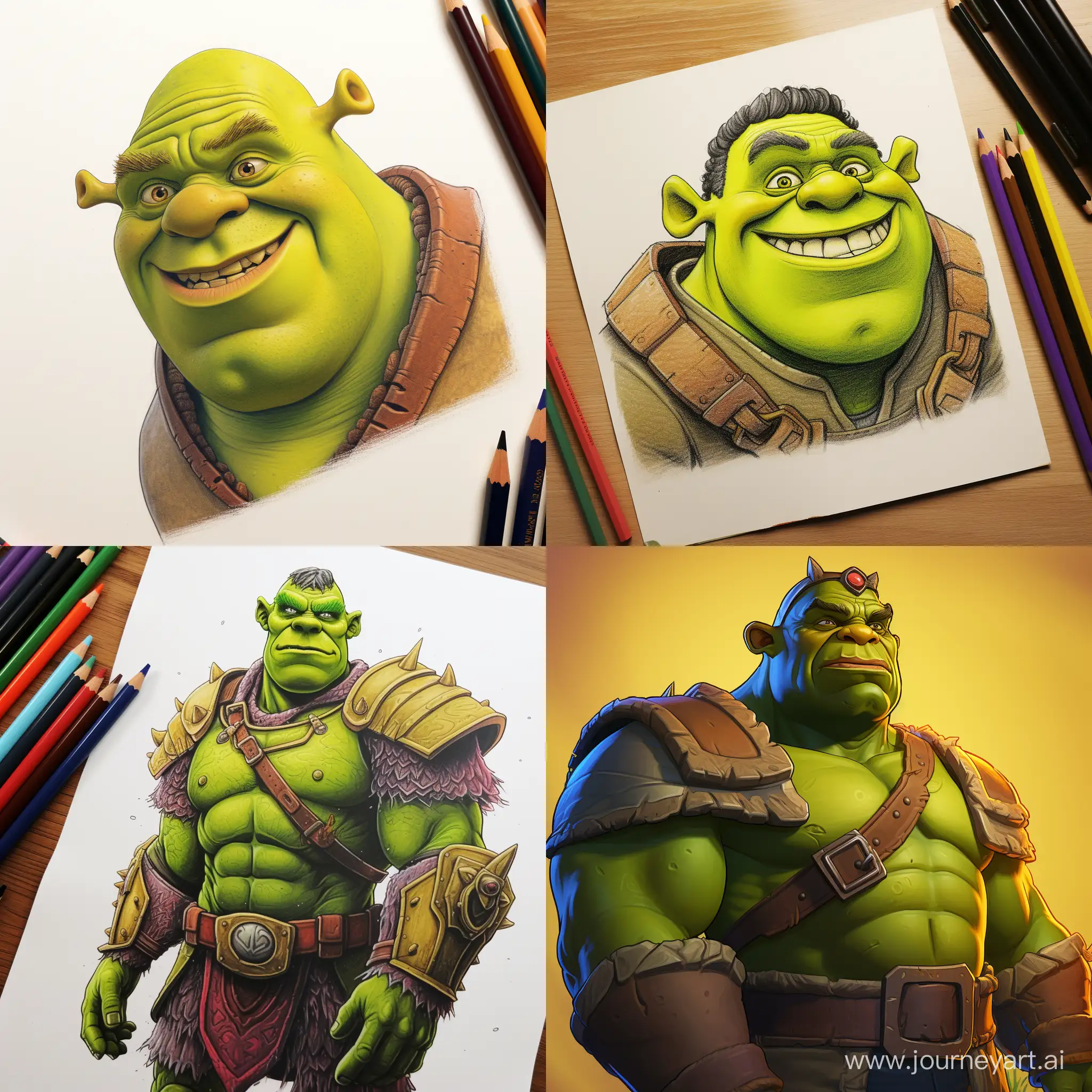Lords-Mobile-Shrek-Style-Drawing-with-Unique-Character
