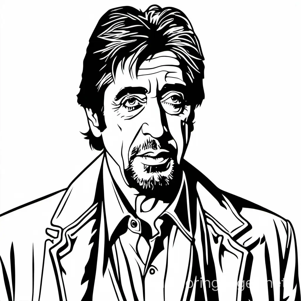 Al-Pacino-Coloring-Page-Simplicity-and-Ample-White-Space-for-Easy-Coloring