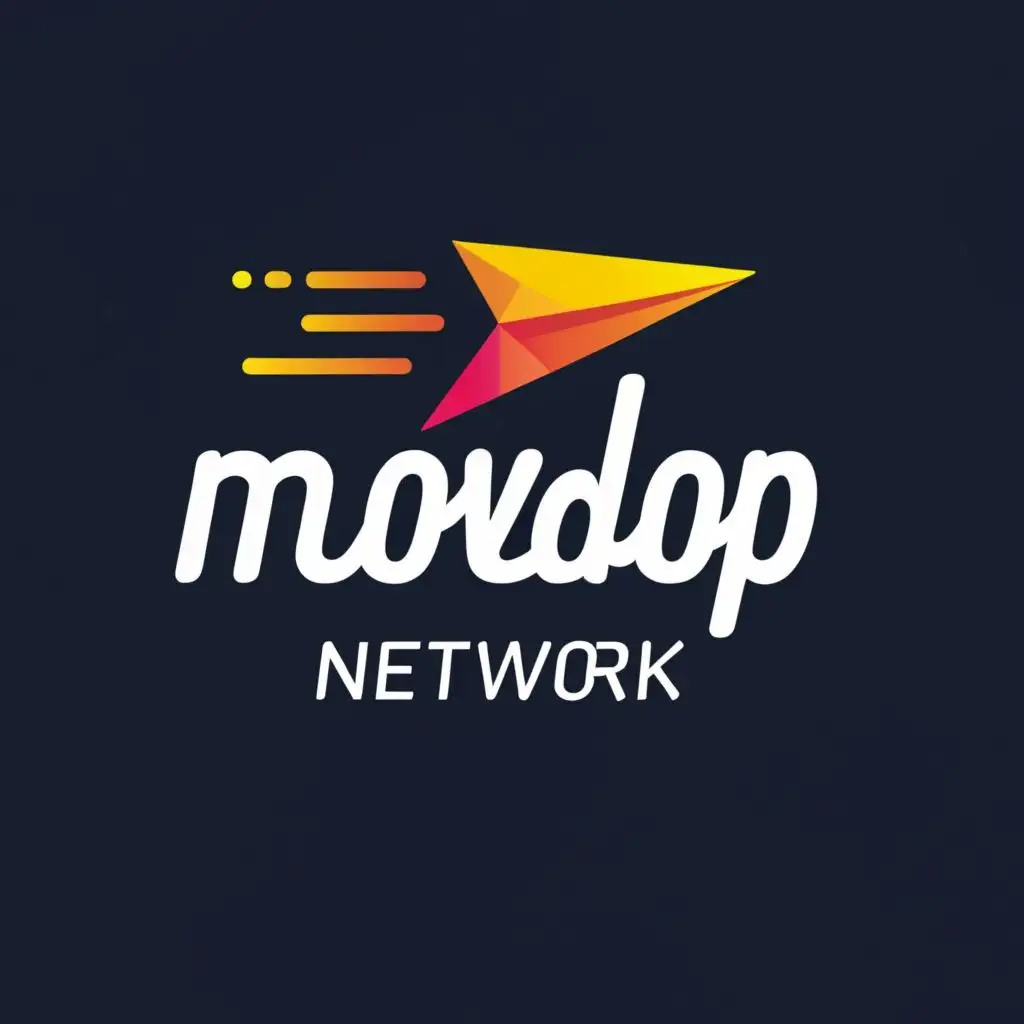 LOGO-Design-For-NovaDrop-Network-Swift-Italicized-Font-for-Finance-Industry