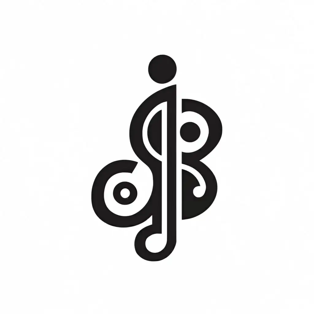 Logo-Design-For-Serenade-Records-Classic-Monogram-in-Black-White-with-Musical-Typography