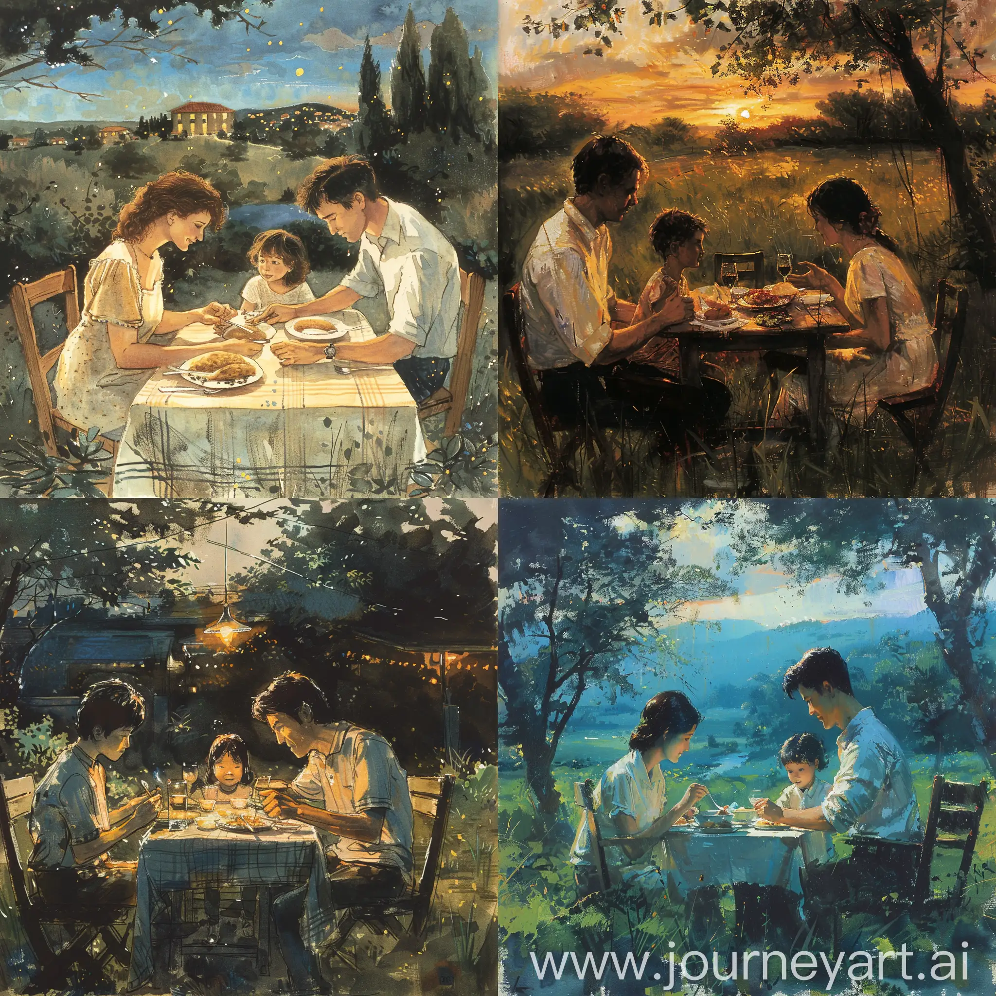 Family-Dining-in-1990s-Countryside