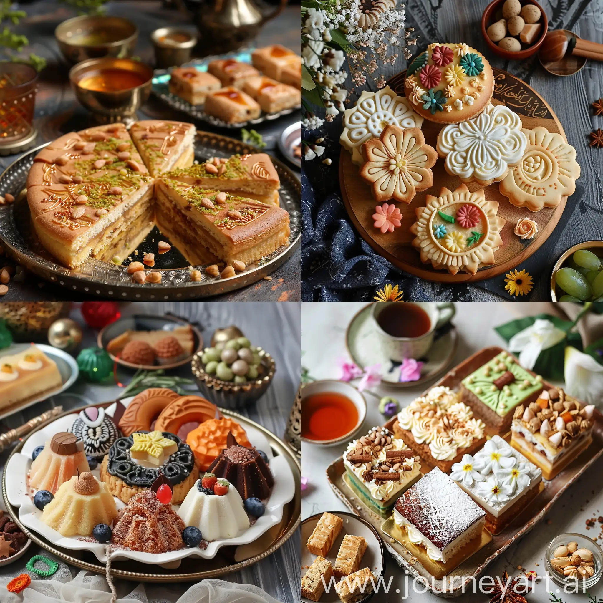 Eid-Celebration-Colorful-Kahk-and-Cake-Delights
