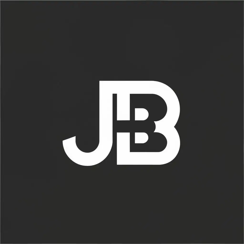 logo, nothing, with the text "JB", typography, be used in Finance industry