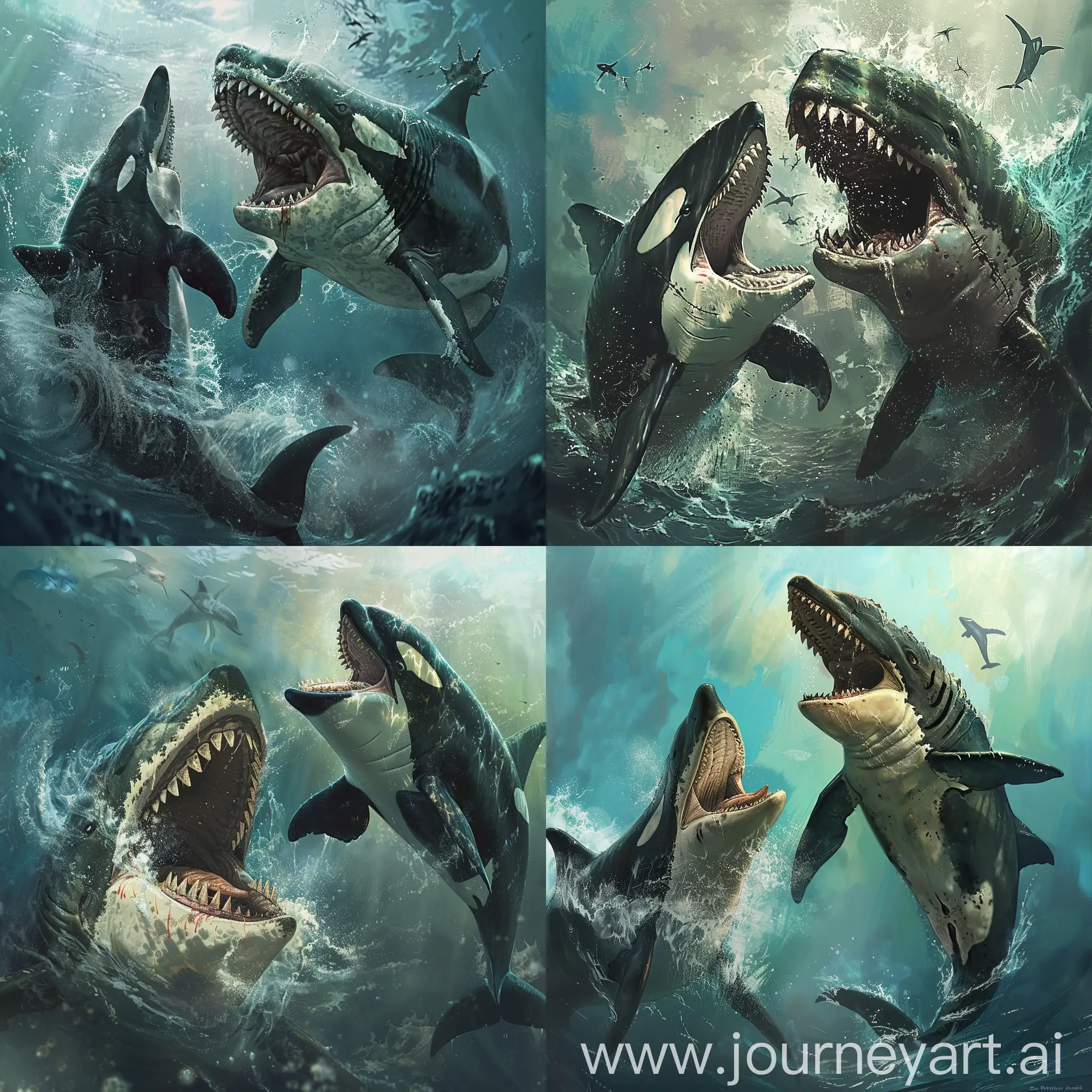 Epic-Battle-Megalodon-vs-Orca-in-a-Visceral-Ocean-Showdown