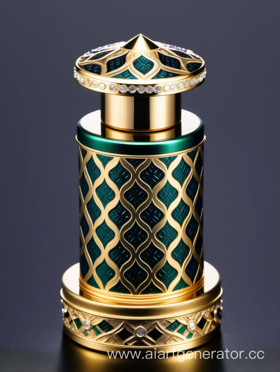 Exquisite-Gold-and-Blue-Luxury-Perfume-Bottle-with-Diamond-Accent