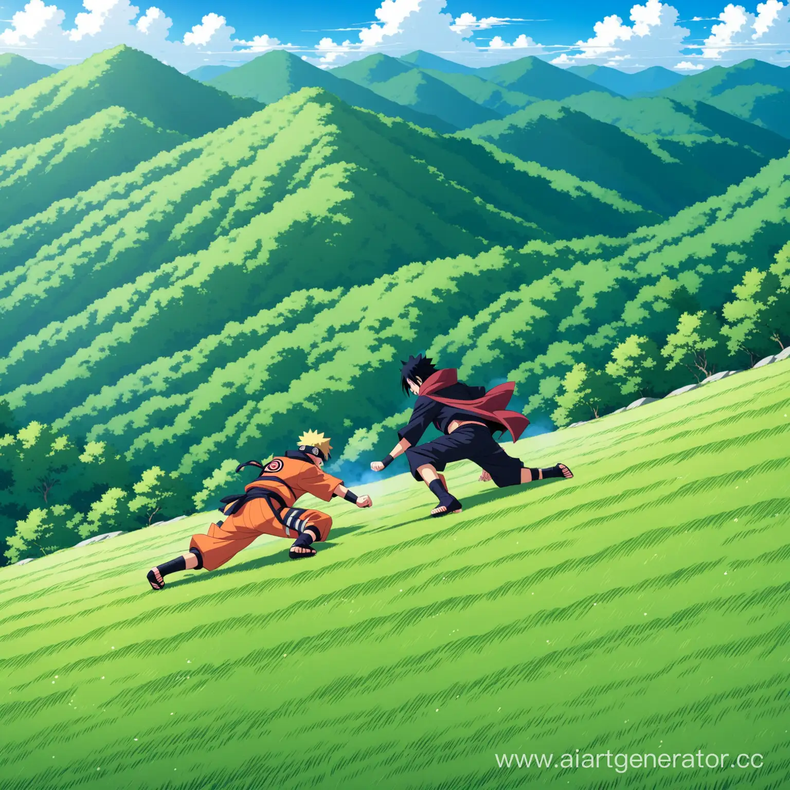 Epic-Naruto-vs-Sasuke-Battle-Amidst-Mountain-Terrain