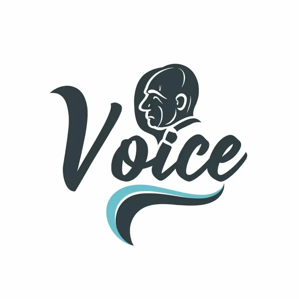 logo, elderly, with the text "voice", typography, be used in Sports Fitness industry