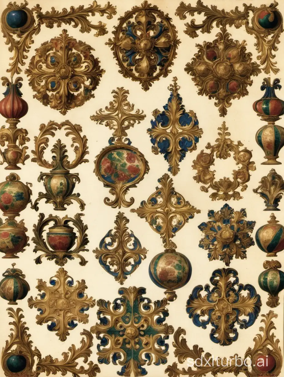 Florentine ornaments