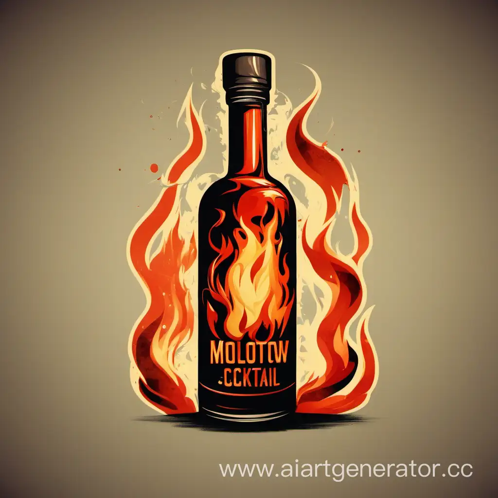 Fiery-Elegance-Mesmerizing-Molotov-Cocktail-Explosion-in-Vibrant-Flames
