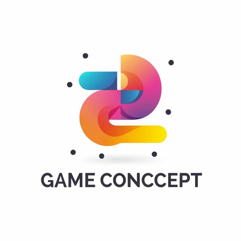 a logo design,with the text "Game Concept", main symbol:brush

,Minimalistic,be used in Entertainment industry,clear background