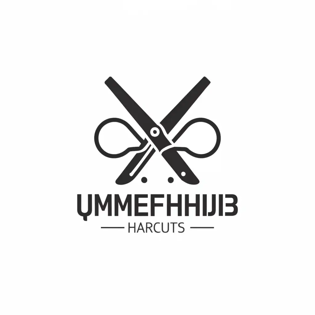 a logo design,with the text "Men's haircuts ", main symbol:✂️,Умеренный,be used in Красота и спа industry,clear background