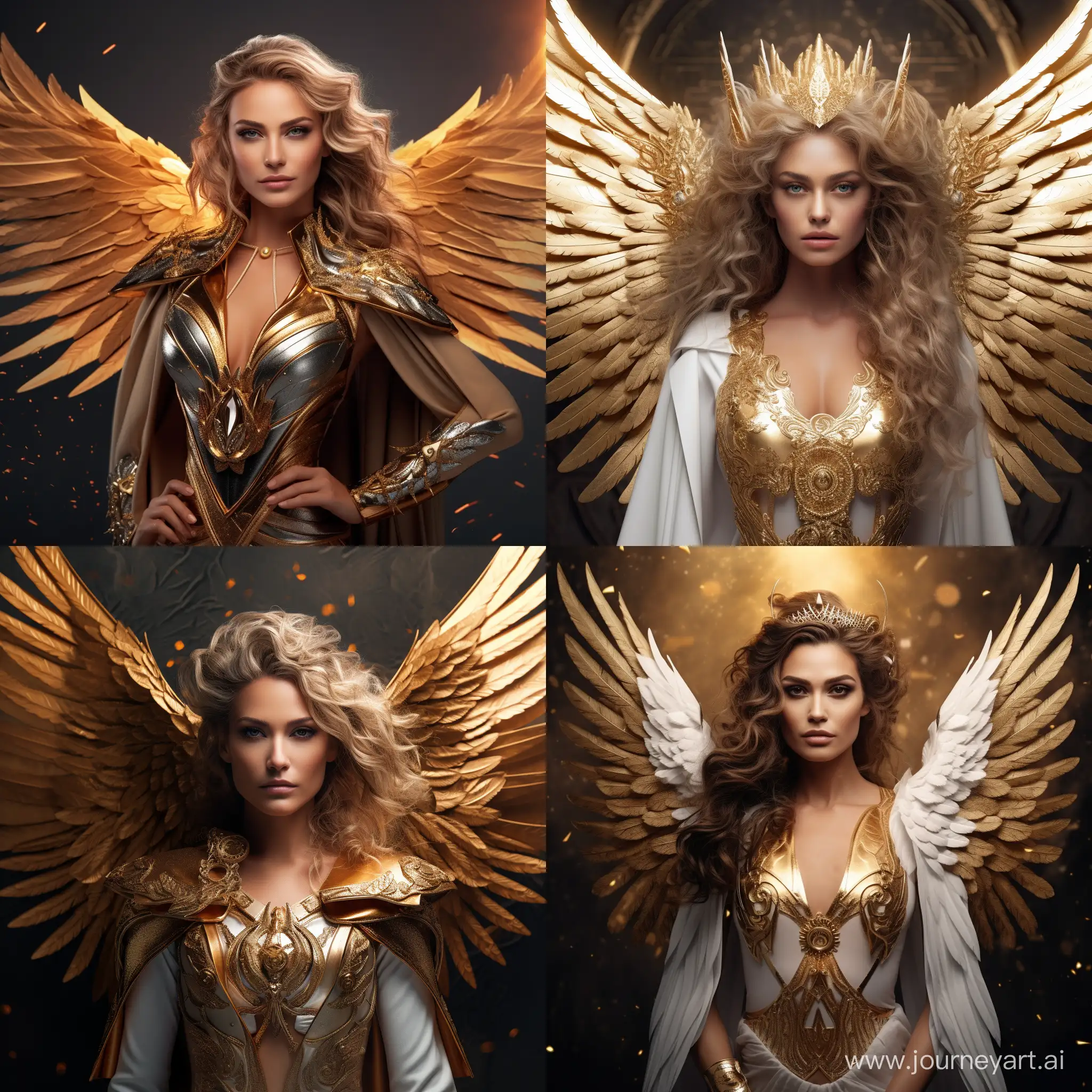 Golden-Phoenix-Warrior-Mage-40YearOld-Woman-in-Battle-Attire