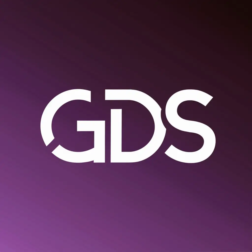 a logo design,with the text "GDS", main symbol:no,Moderate,be used in Technology industry,clear background