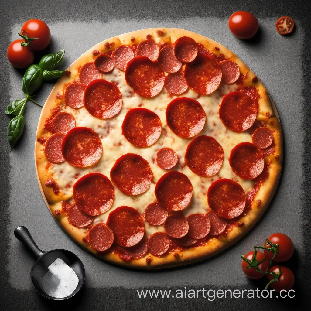 Delicious-Pepperoni-Pizza-with-Fresh-Mozzarella-and-Basil