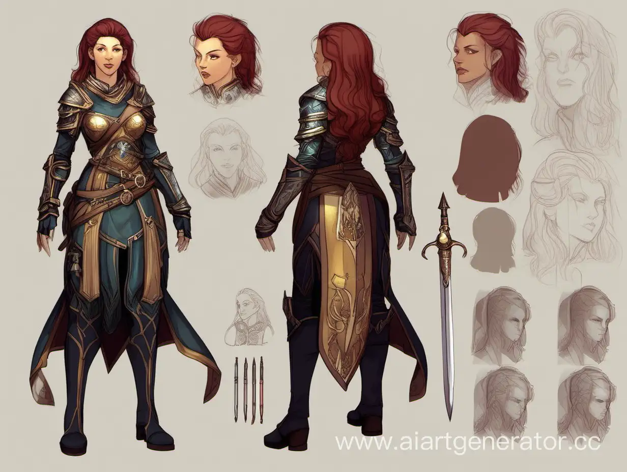 DND-Woman-Leonian-Character-Reference-Art