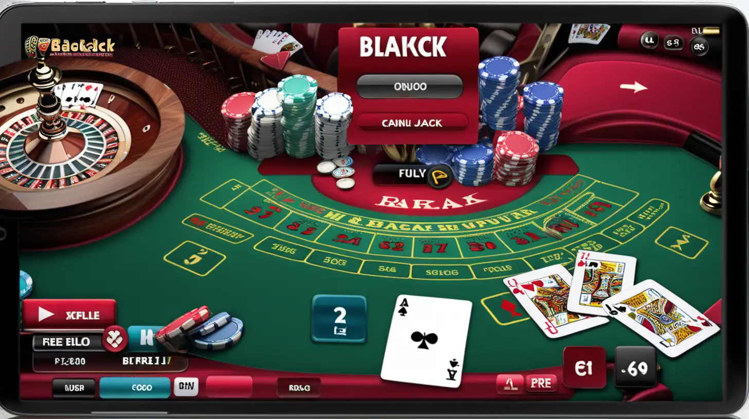 Virtual Blackjack Play Offline with Customizable Rules and Integrated Card Counters